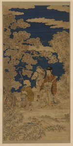 Weft-woven Tapestry: Three Star Gods and Joy Personified as Two Children