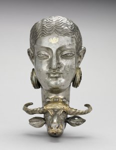 Woman and Water Buffalo Rhyton