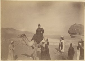 Woman Riding a Camel by Unknown artist