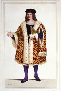Portrait of Guillaume de Montmorency (ca. 1453 - 1531). Engraving of 1830. by Unknown artist