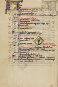 A Man Threshing; Zodiacal Sign of Virgo