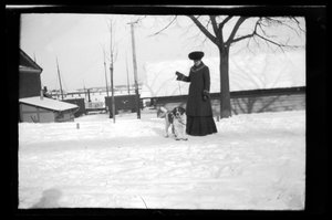 Blenda Simberg and Sarto at the Port of Vyborg
