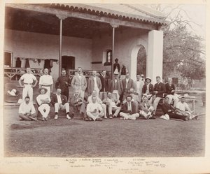 A cricket match, Peshawar by Unknown photographer