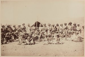 Afghan tribesmen at a durbar