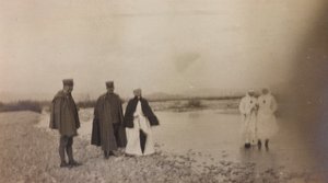Album of the First World War in Friuli-Venezia Giulia: Officers and Red Cross Nurses Over the River Natisone
