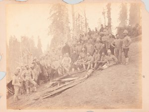 British Officers, Black Mountain Expedition by Unknown photographer