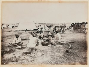 Camp of the 15th (Bengal) Native Infantry, Suakin Field Force by Unknown photographer