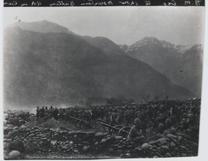 Cease Firing, No. 1 British Mountain Battery, Black Mountain Expedition by Unknown photographer