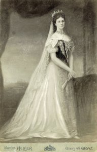 Elisabeth, Empress of Austria and Queen Consort of Hungary (24 December 1837 – 10 September 1898) by Unknown photographer