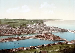 Fécamp and its cliffs by Unknown photographer