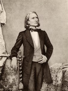Franz Liszt (1811-1886) Hungarian Pianist and Composer by Unknown photographer