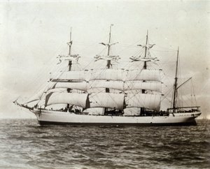 French Sailboat Emile Renouf off Le Havre 02/07/1897 Photography by Unknown photographer