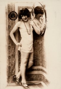 Full-Length Portrait of a Woman in Intimate Apparel by Unknown photographer