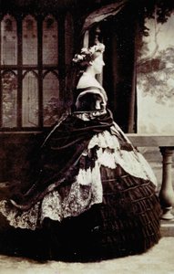 Full-Length Portrait of the Duchess of Manchester in Evening Dress by Unknown photographer