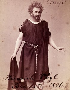 German tenor Heinrich Vogl (1845 - 1900) as Loge in Richard Wagner