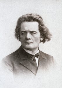 Half-length portrait of Anton Grigorevic Rubinstein by Unknown photographer