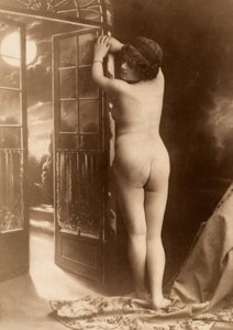 Nude Portrait of a Young Woman Seen from the Rear