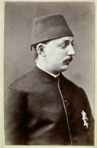 Ottoman Empire: Portrait of Sultan Murad V (1840-1904). Photography. 1876 Ankara, Turkish Historical Society Turkey by Unknown photographer
