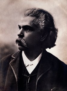 Portrait of Carlos Andrea Gomes (Gomez) (1836-1896) Brazilian composer Photograph. 19th century.