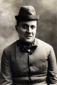 Portrait of Dranem, French singer and star of music hall by Unknown photographer