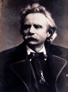 Portrait of Edvard Grieg (1843-1907) Norwegian composer