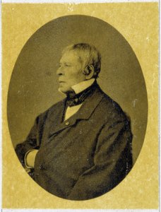 Portrait of Jean Auguste Dominique Ingres (1780 - 1867) in 1841. by Unknown photographer