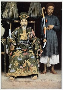 Portrait of Kinh Luoc (Vice King) of Tonkin by Unknown photographer