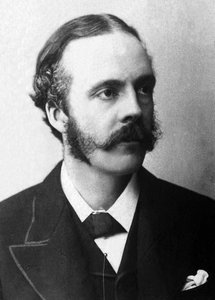 Portrait of Lord Arthur James Balfour, British politician.