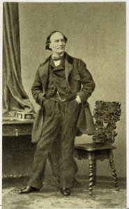 Portrait of Robert Houdin in 1855 (French Magician of the 19th Century) by Unknown photographer