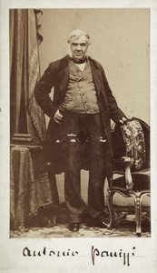 Portrait of Senator Antonio Panizzi, Director of the Library of the British Museum