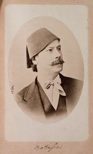 Portrait of Italian Conductor, Double Bass Musician and Composer Giovanni Bottesini (1821-1889) by Unknown photographer