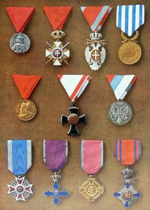 Serbian and Romanian Military Medals