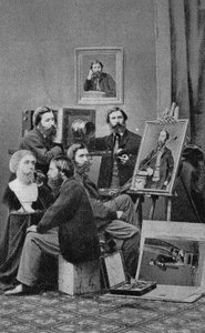The artist sculptor, painter, and photographer. Photography, late 19th century, Paris. Coll. Selva by Unknown photographer
