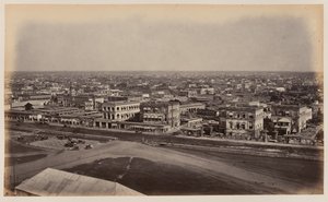 View from the Ochterlony Monument, Calcutta
