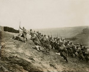 War of 14-18 (1914-1918) - Propaganda - Photographic Stereoscopic Glass Plate LSU (L.S.U. La Stereoscopie Universelle) Edited in 1914: Removal of the Great Spur of Notre-Dame de Lorette (Commune of Ablain-Saint-Nazaire - Ablain Saint Nazaire, Pas-de-Calais by Unknown photographer