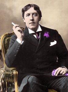 Portrait of Oscar Wilde. 19th century photograph