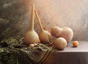 Natural Gourd Still Life