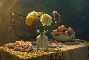 Rustic Autumn Still Life