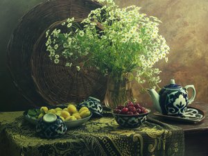 Summer Daisies Still Life by UstinaGreen