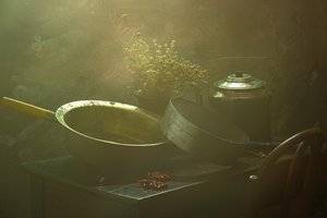 Warm Kitchen Still Life by UstinaGreen