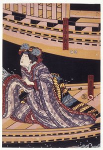 Bandō Shūka in the Role of Miyuki, Later Asagao by Utagawa (1786 1865) Kunisada