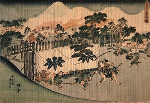 The Soga Brothers Killing Ten Enemies by Utagawa Kunisada