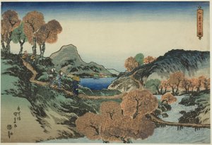 Viewing Maple Trees by Utagawa Kunisada