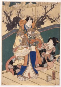 Spring Colours: Lion Dance At A Mansion by Utagawa (1835 1888) Kuniaki
