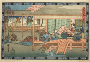 Act 4 (Yondanme) (detail) by Utagawa Hiroshige