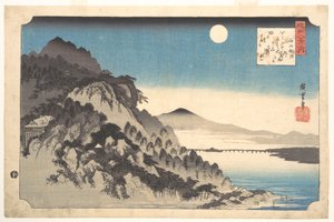 Autumn Full Moon at Ishiyama Temple, from the series Eight Views of Ōmi Province by Utagawa Hiroshige