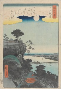 Autumn Moon at Ishiyama Temple by Utagawa Hiroshige