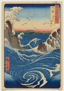 Awa Province: Naruto Whirlpools by Utagawa Hiroshige