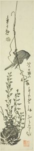 Canary and Wisteria by Utagawa Hiroshige