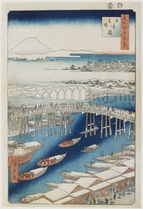 Clear Weather After Snow, Nihonbashi Bridge, May 1856